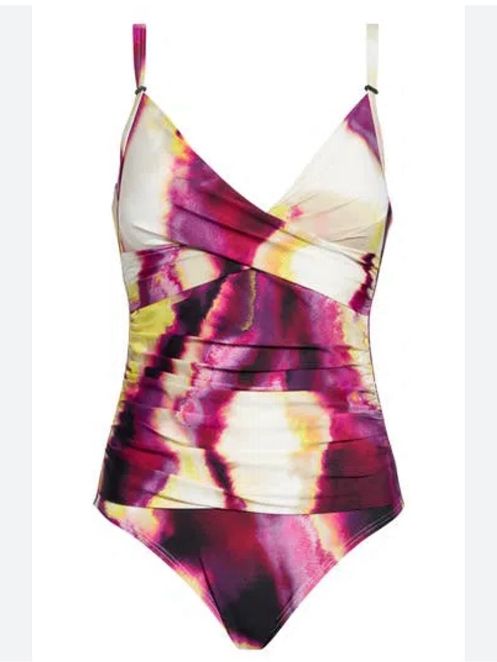 DKNY DKNY Surplice V-neck One-Piece  Swimsuit NWT - Picture 2 of 6